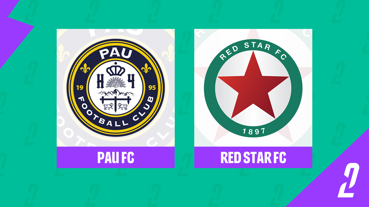 Pau FC vs Red Star poster