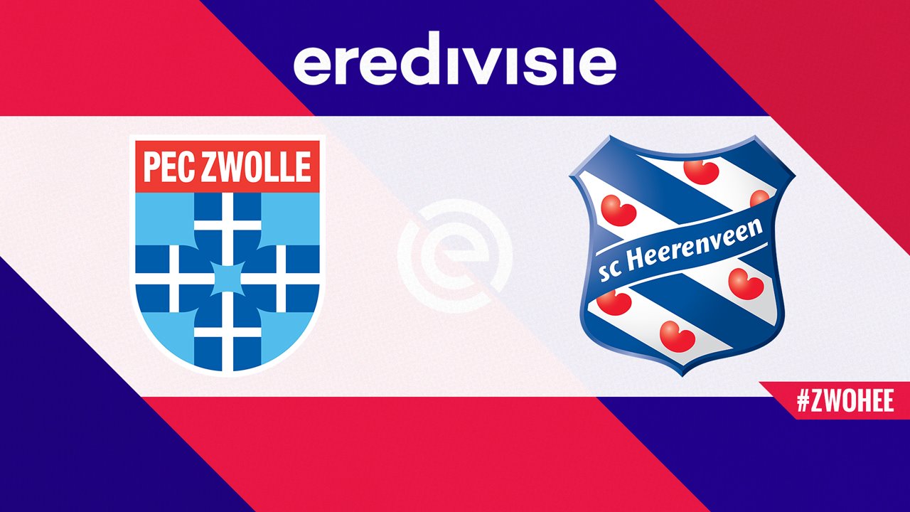PEC Zwolle vs Heerenveen poster
