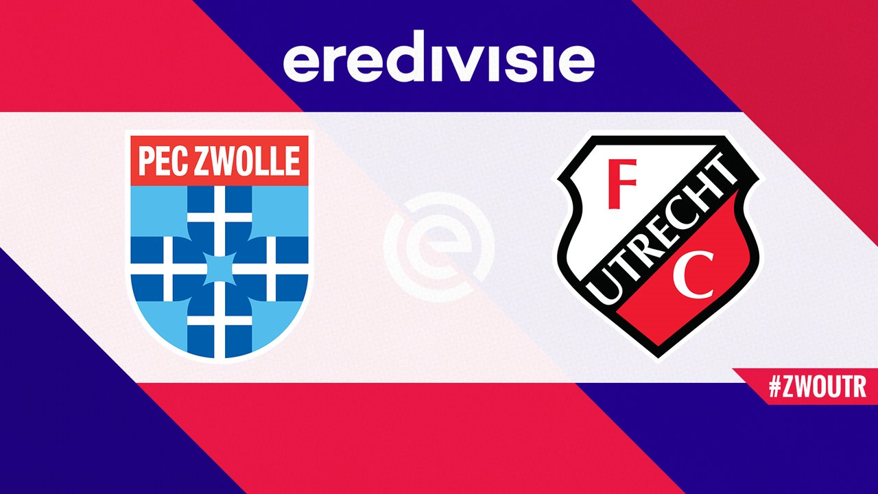 PEC Zwolle vs Utrecht poster