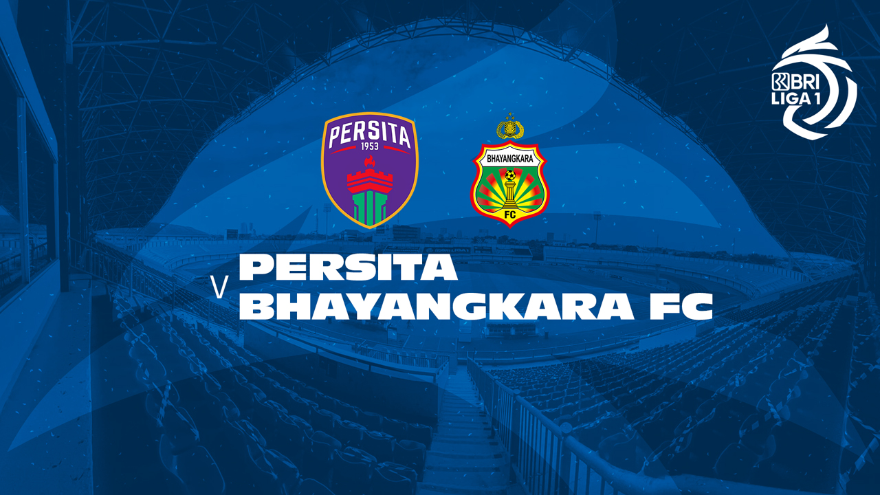 Persita Tangerang vs Bhayangkara Presisi Lampung poster Persita Tangerang vs Bhayangkara Presisi Lampung poster