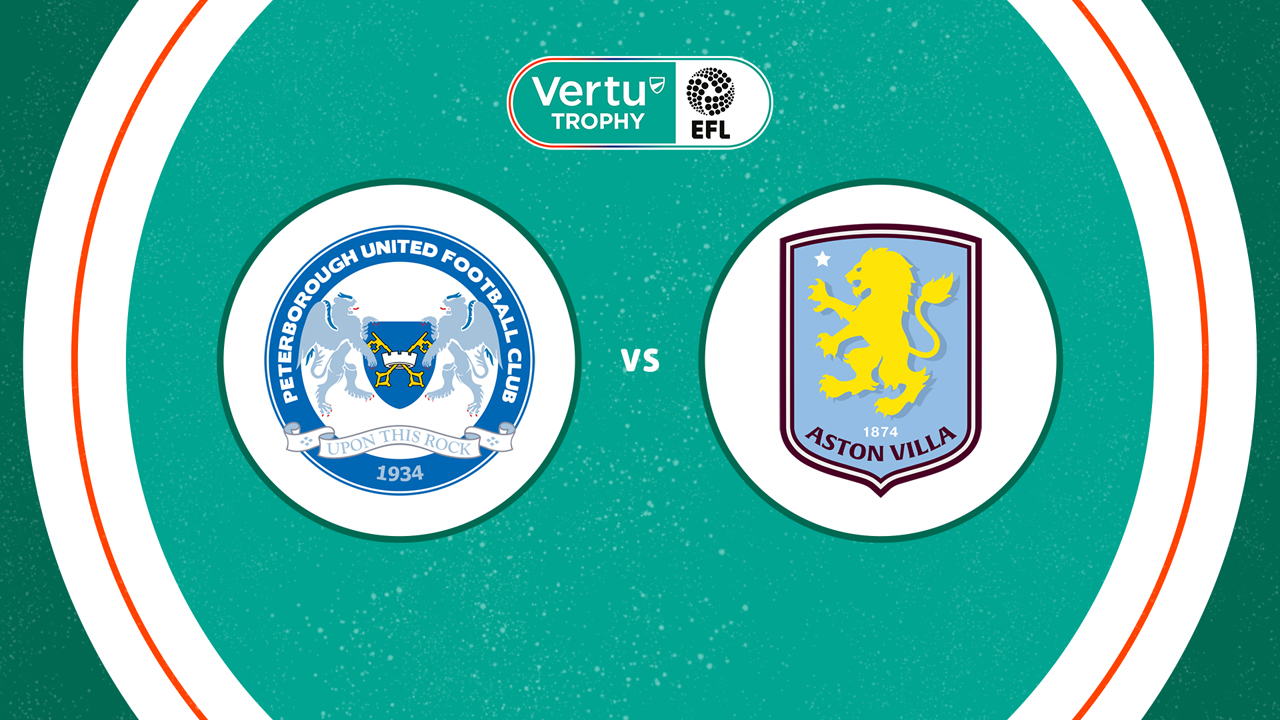 Peterborough United vs Aston Villa U21 poster Peterborough United vs Aston Villa U21 poster