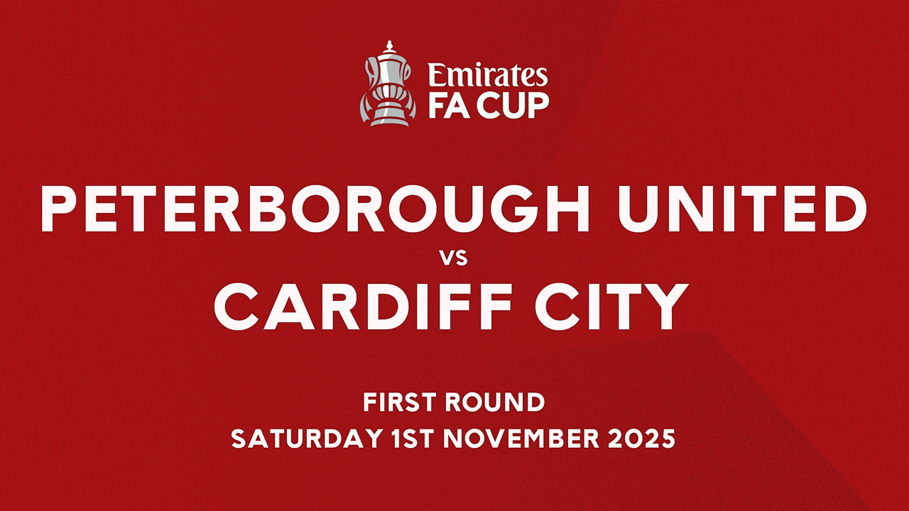 Peterborough United vs Cardiff City poster