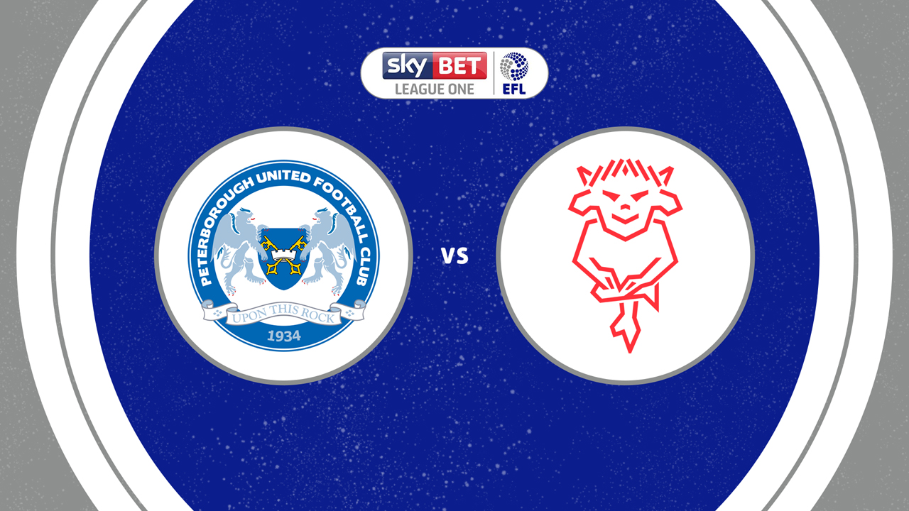 Peterborough United vs Lincoln City poster