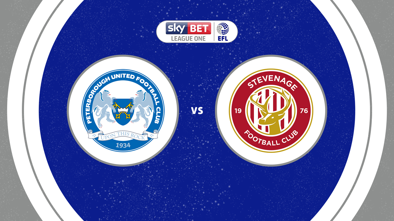 Peterborough United vs Stevenage poster