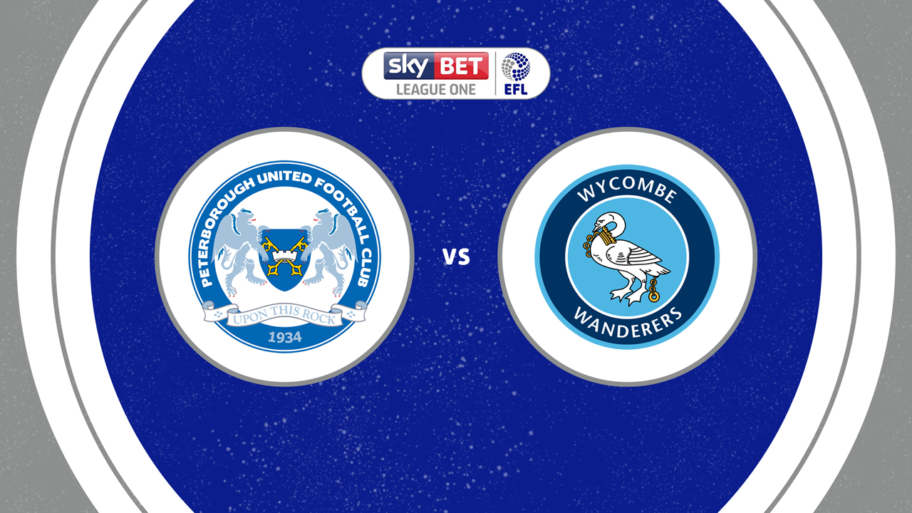 Peterborough United vs Wycombe Wanderers poster