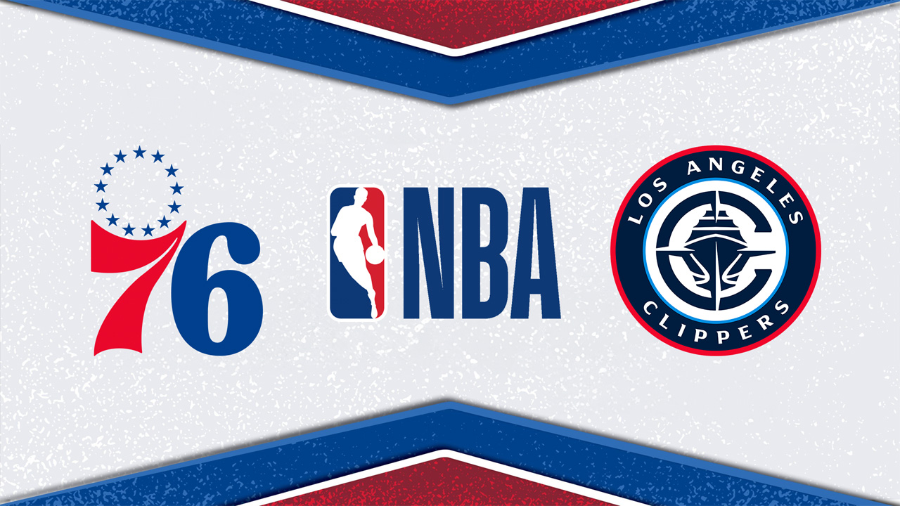 Philadelphia 76ers vs Los Angeles Clippers poster Philadelphia 76ers vs Los Angeles Clippers poster
