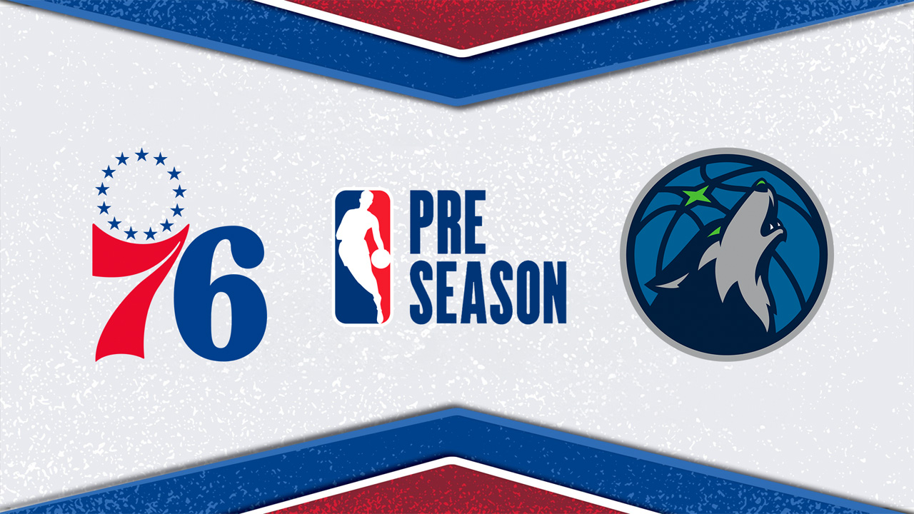 Philadelphia 76ers vs Minnesota Timberwolves poster