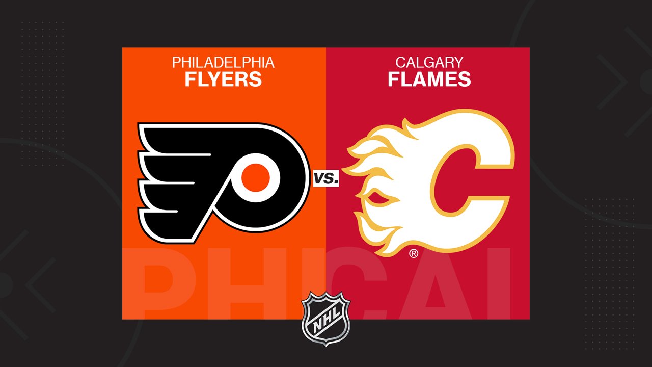 Philadelphia Flyers vs Calgary Flames poster