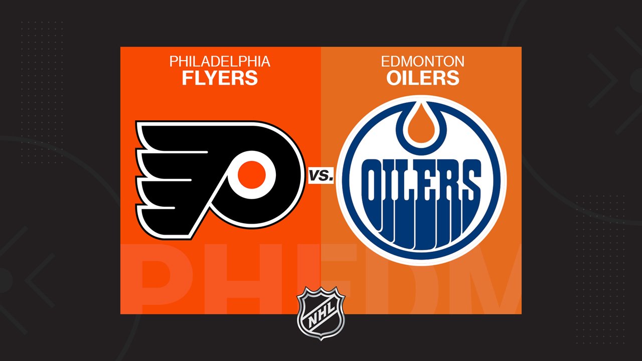 Philadelphia Flyers vs Edmonton Oilers poster Philadelphia Flyers vs Edmonton Oilers poster