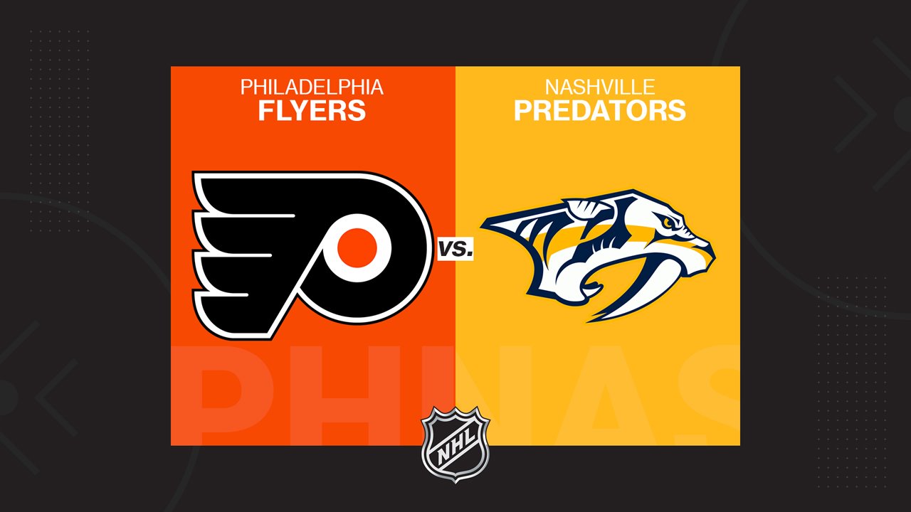 Philadelphia Flyers vs Nashville Predators poster