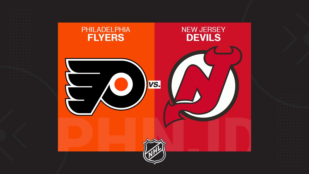 Philadelphia Flyers vs New Jersey Devils poster