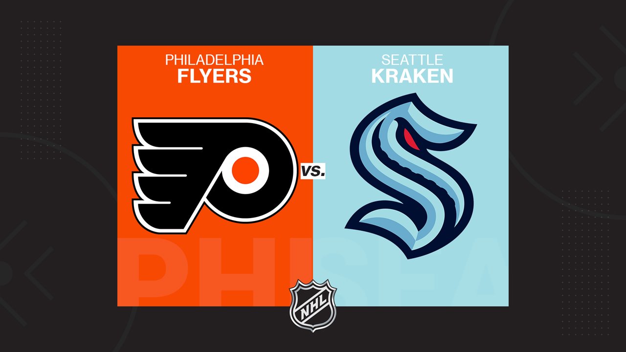 Philadelphia Flyers vs Seattle Kraken poster Philadelphia Flyers vs Seattle Kraken poster