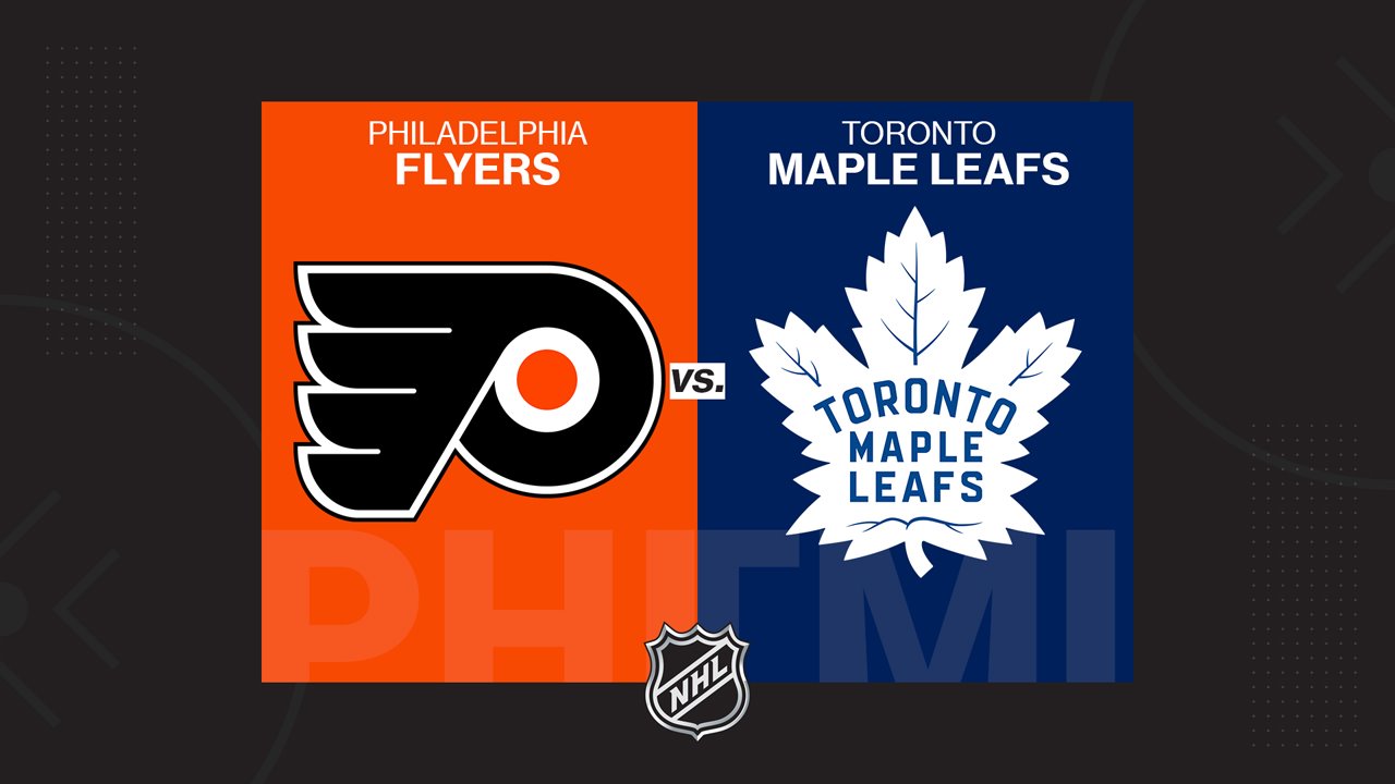 Philadelphia Flyers vs Toronto Maple Leafs poster