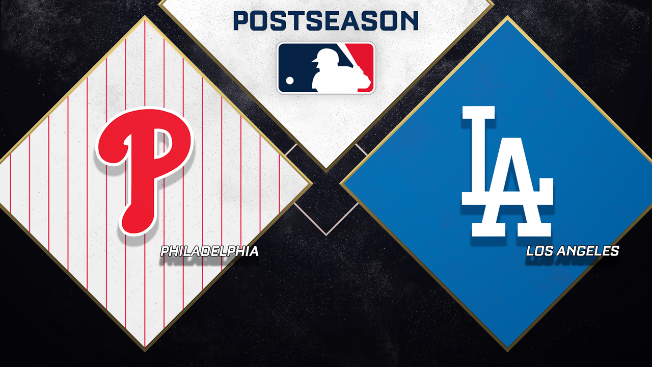 Philadelphia Phillies vs Los Angeles Dodgers poster
