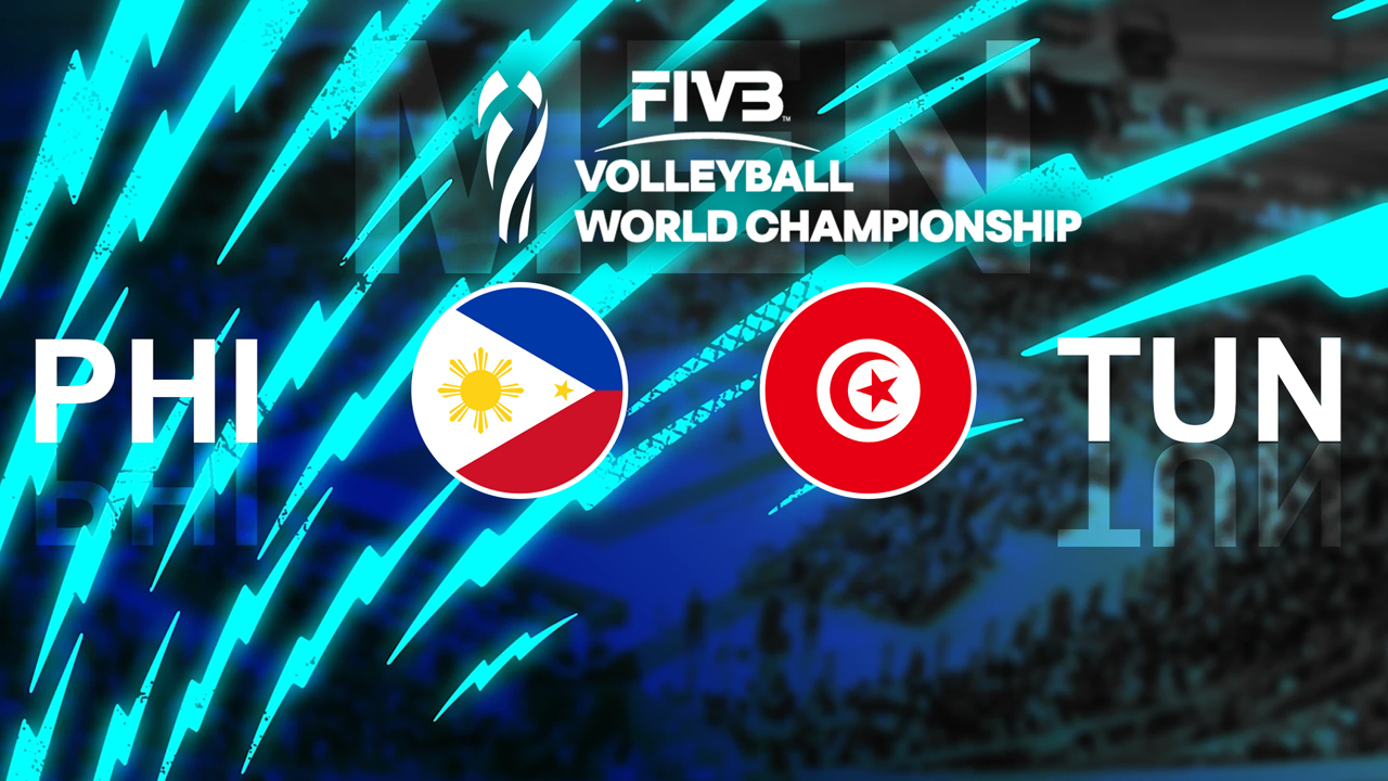 Philippines Volleyball vs Tunisia Volleyball image
