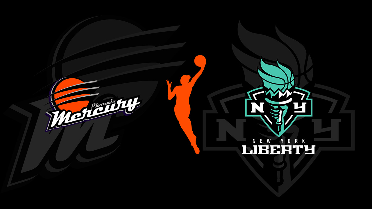 Phoenix Mercury vs New York Liberty poster