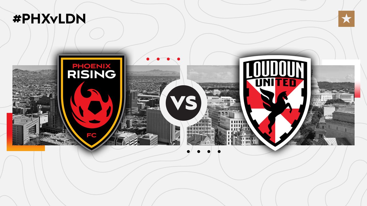 Phoenix Rising vs Loudoun United poster