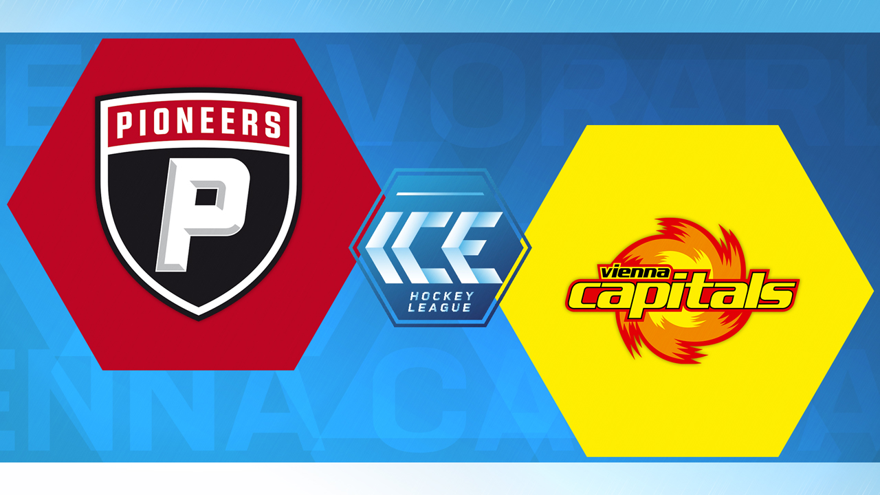 Pioneers Vorarlberg vs Vienna Capitals poster Pioneers Vorarlberg vs Vienna Capitals poster