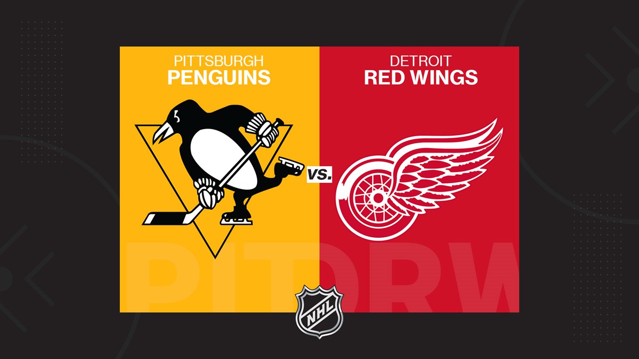 Pittsburgh Penguins vs Detroit Red Wings poster
