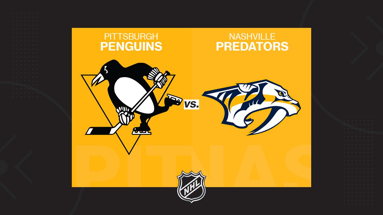 Pittsburgh Penguins vs Nashville Predators poster Pittsburgh Penguins vs Nashville Predators poster