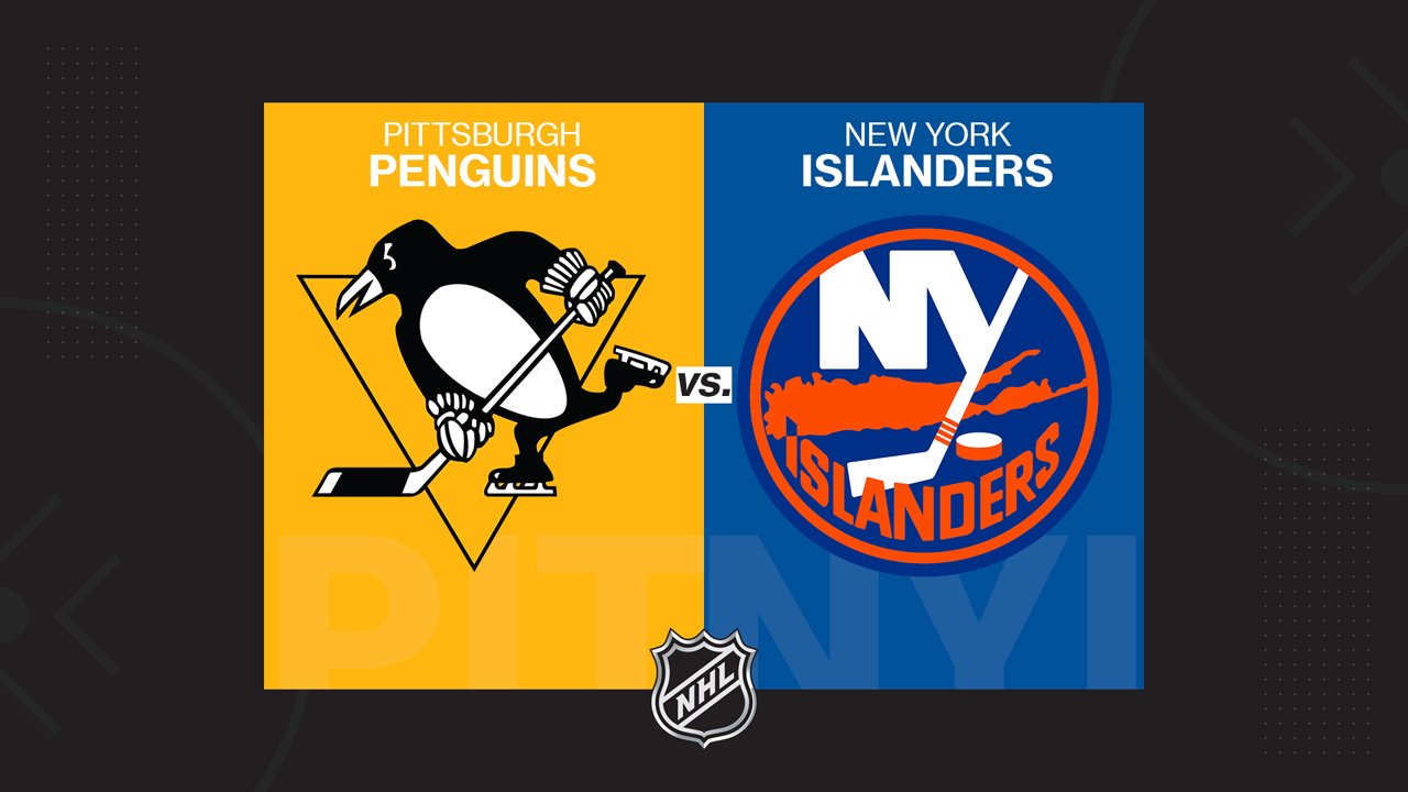 Pittsburgh Penguins vs New York Islanders poster