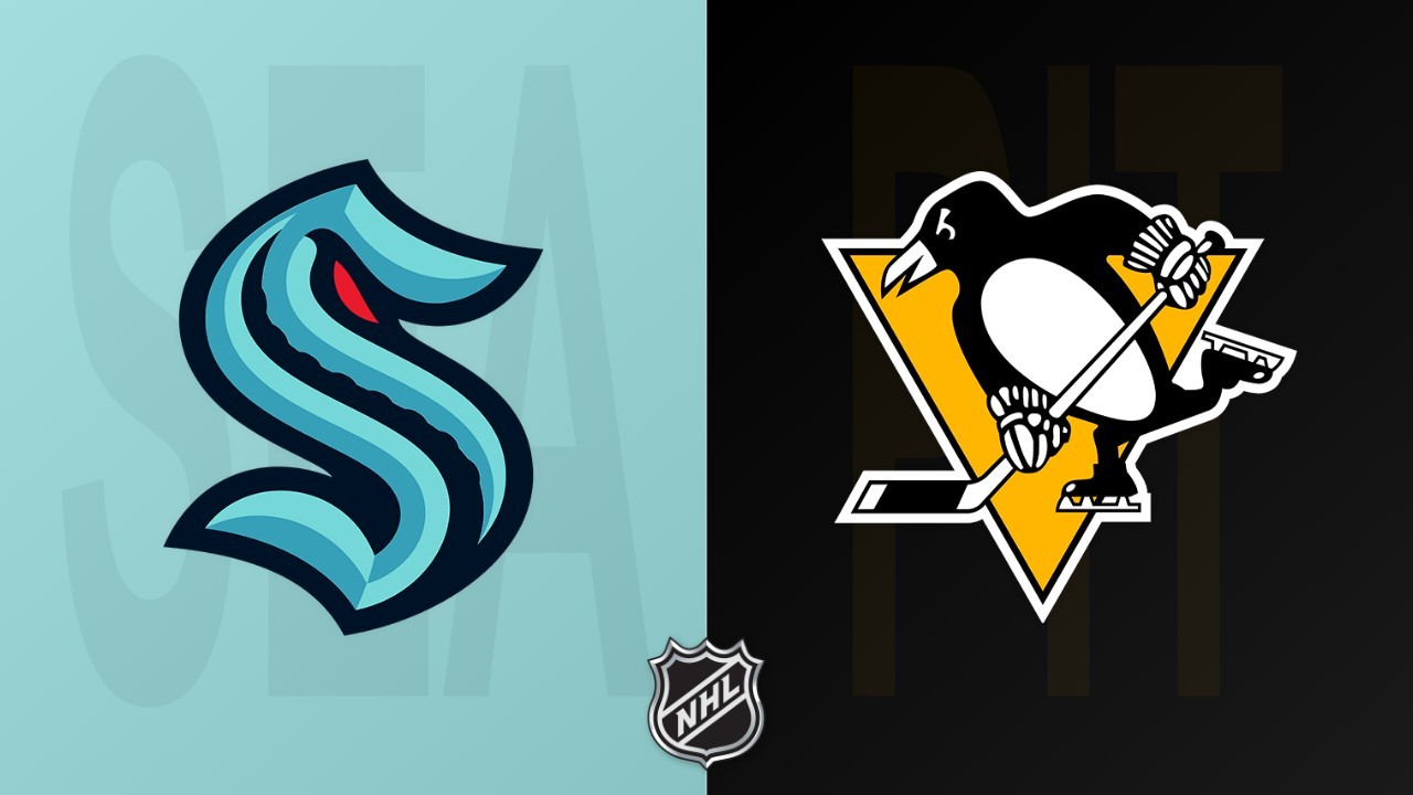 Pittsburgh Penguins vs Seattle Kraken poster Pittsburgh Penguins vs Seattle Kraken poster