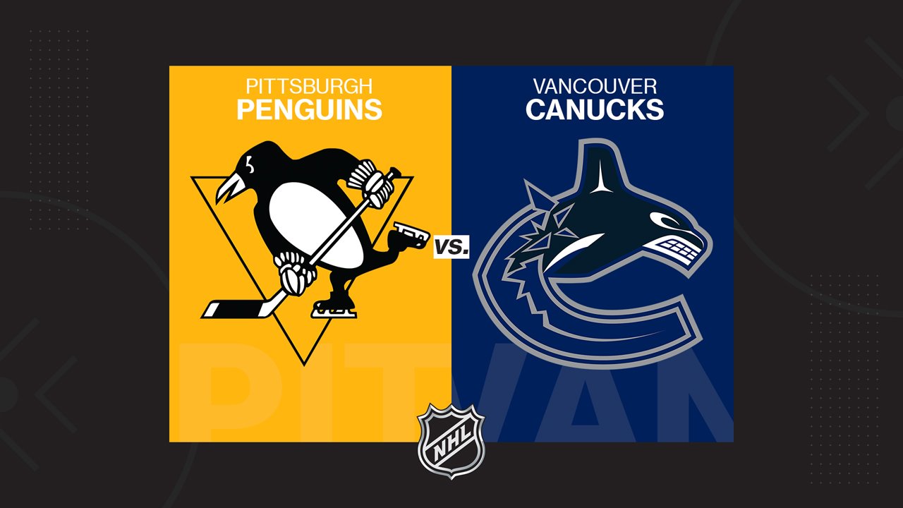 Pittsburgh Penguins vs Vancouver Canucks poster