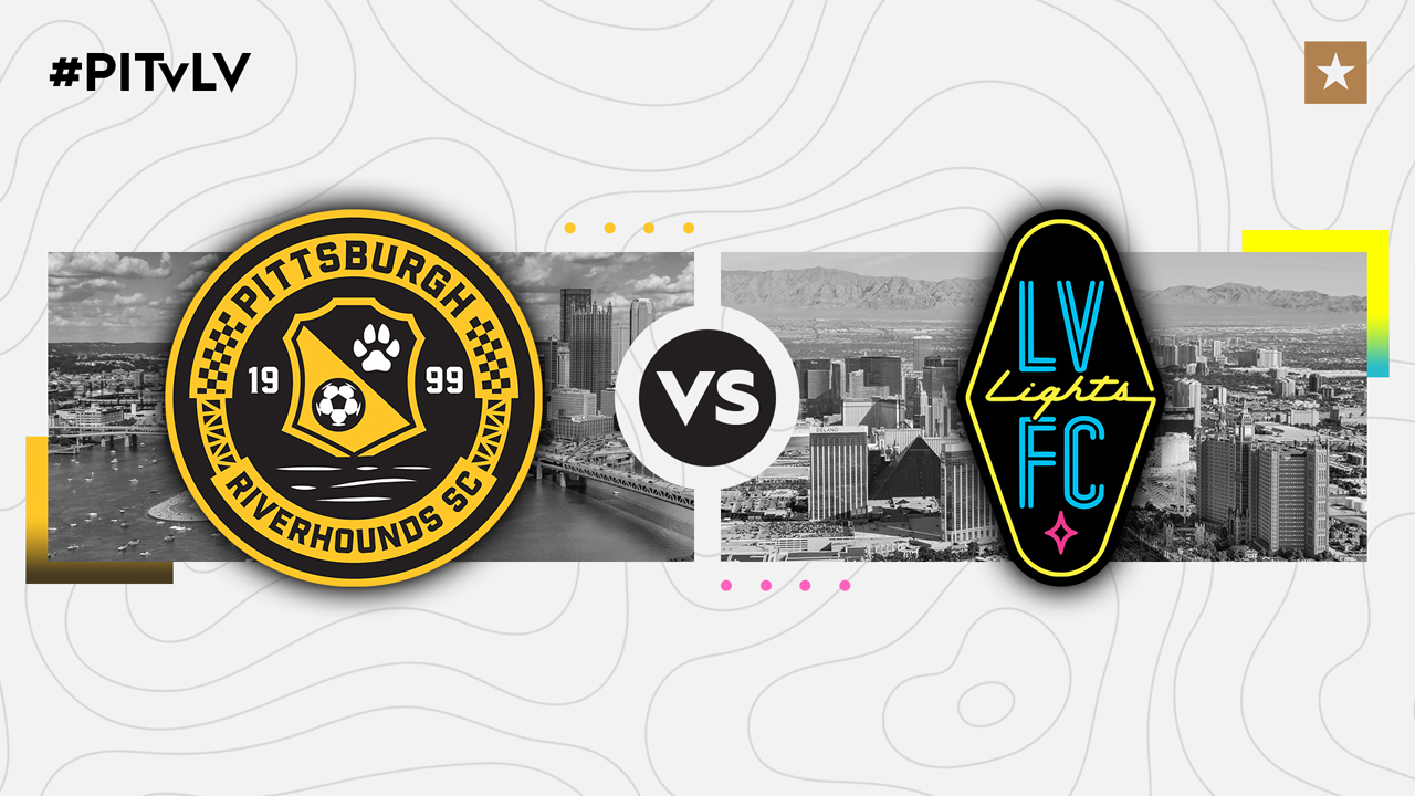 Pittsburgh Riverhounds vs Las Vegas Lights poster Pittsburgh Riverhounds vs Las Vegas Lights poster