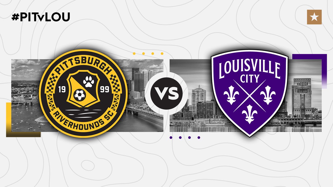 Pittsburgh Riverhounds vs Louisville City poster