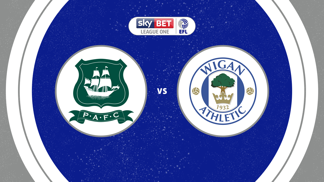 Plymouth Argyle vs Wigan Athletic poster