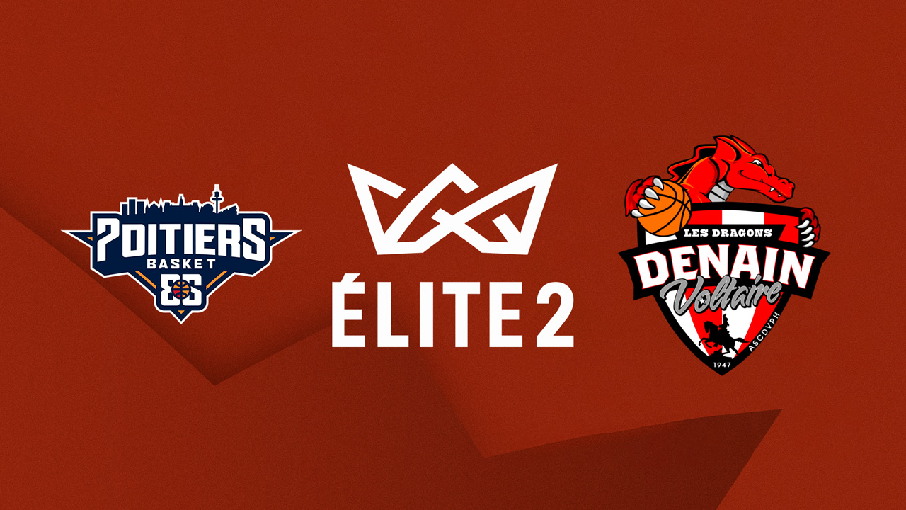 Poitiers Basket 86 vs Denain Voltaire Basket poster Poitiers Basket 86 vs Denain Voltaire Basket poster