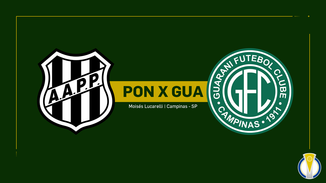 Ponte Preta vs Guarani poster Ponte Preta vs Guarani poster
