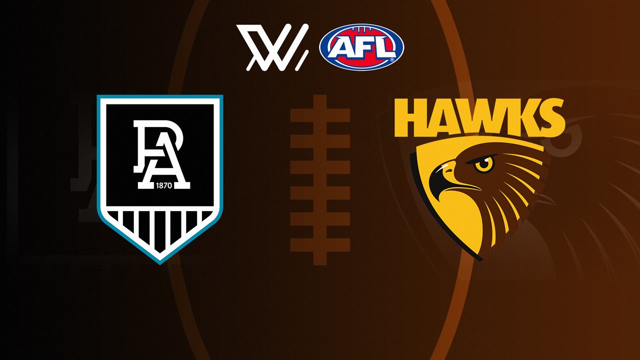 Port Adelaide Power Women vs Hawthorn Hawks Women poster