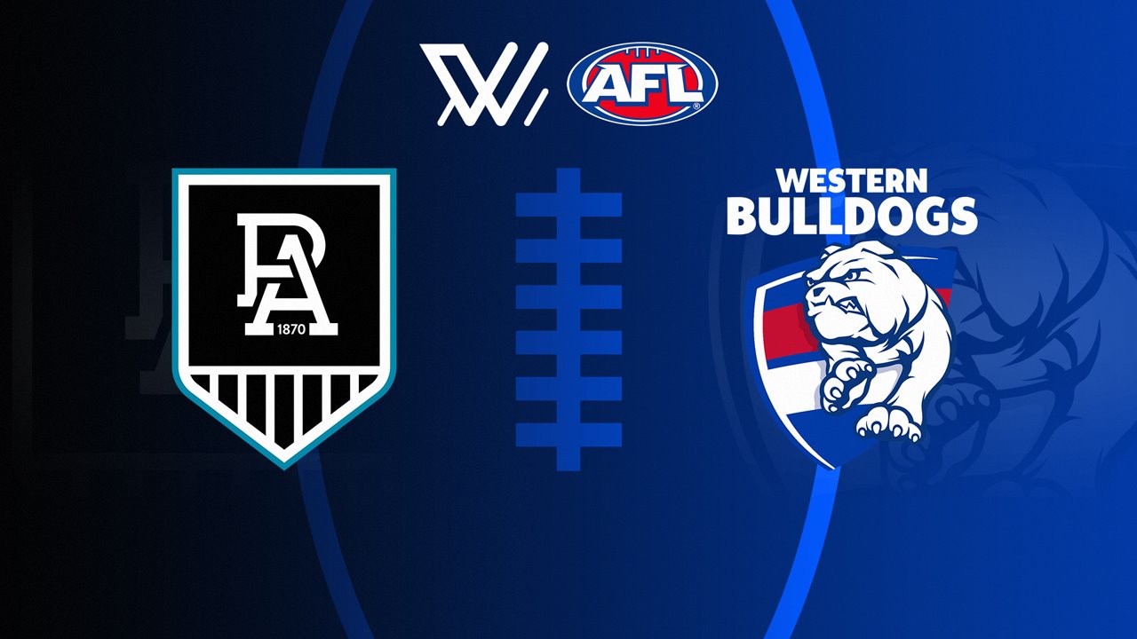 Port Adelaide Power Women vs Western Bulldogs Bulldogs Women poster