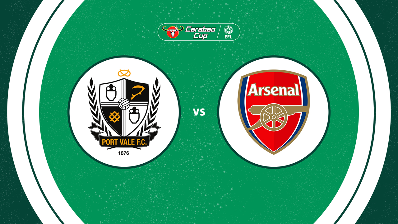 Port Vale vs Arsenal poster