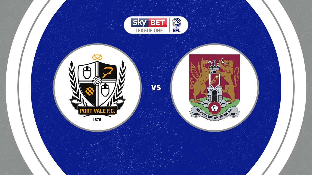 Port Vale vs Northampton Town poster