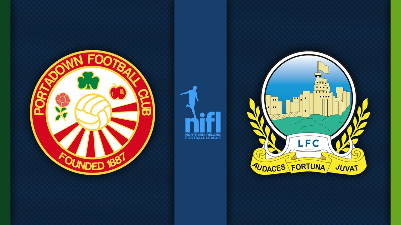 Portadown vs Linfield poster