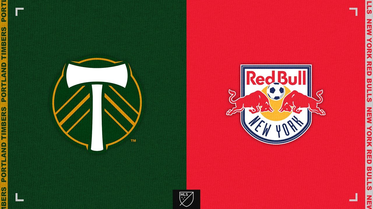 Portland Timbers vs New York Red Bulls poster