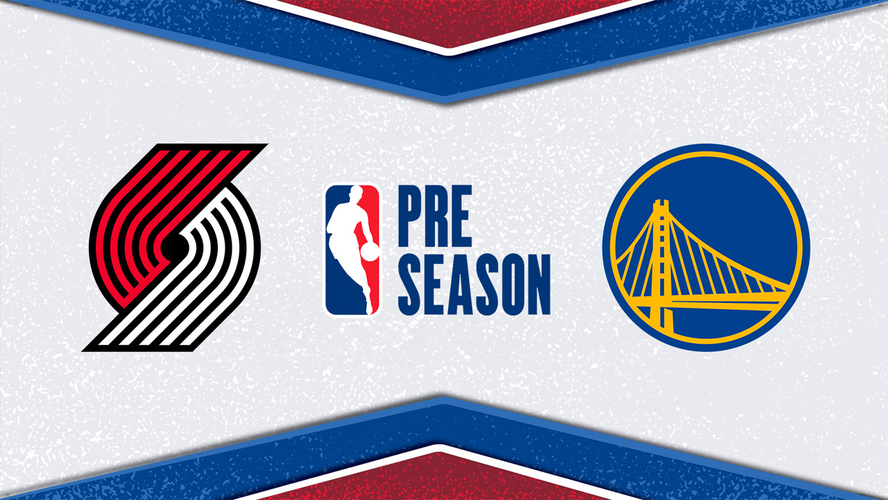 Portland Trail Blazers vs Golden State Warriors poster