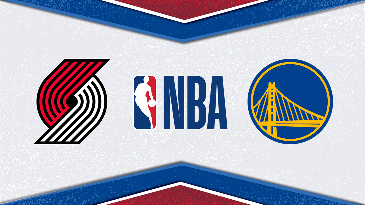 Portland Trail Blazers vs Golden State Warriors poster
