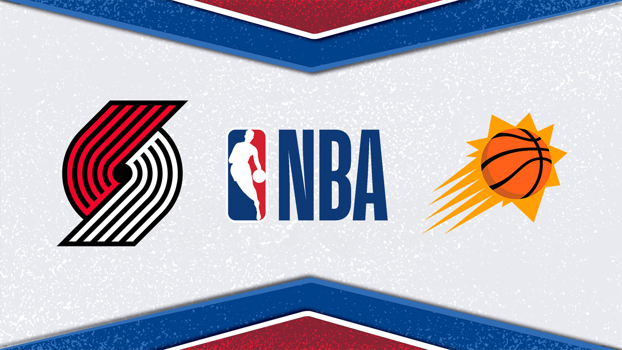 Portland Trail Blazers vs Phoenix Suns poster Portland Trail Blazers vs Phoenix Suns poster