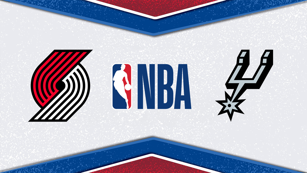 Portland Trail Blazers vs San Antonio Spurs poster Portland Trail Blazers vs San Antonio Spurs poster