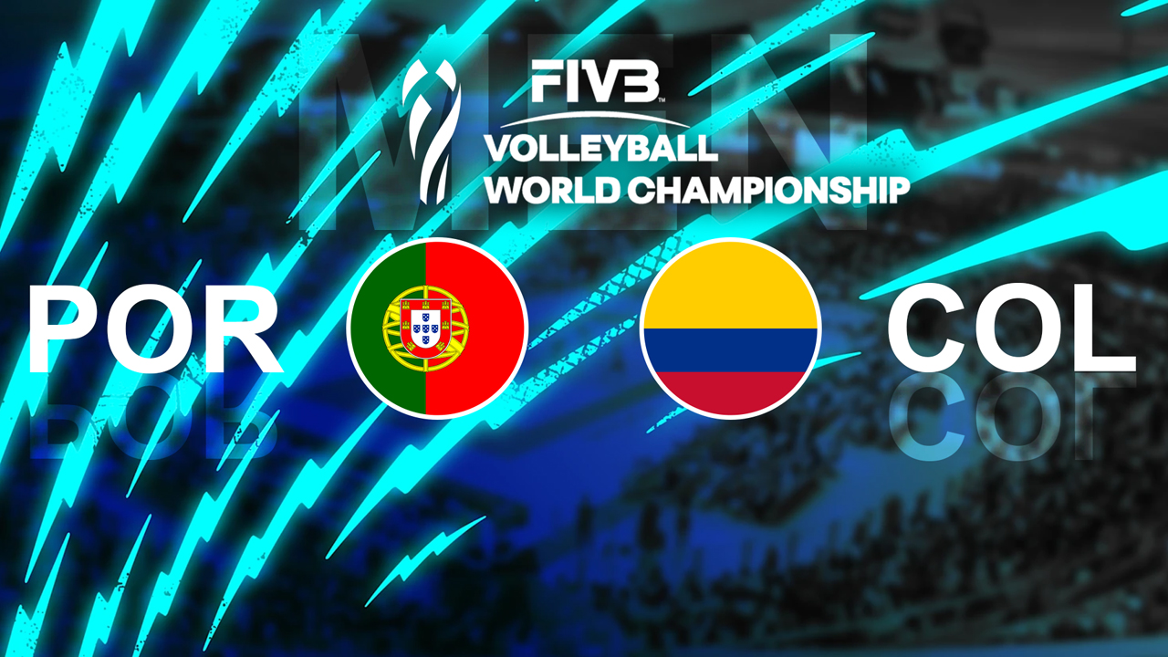 Portugal Volleyball vs Colombia Volleyball poster