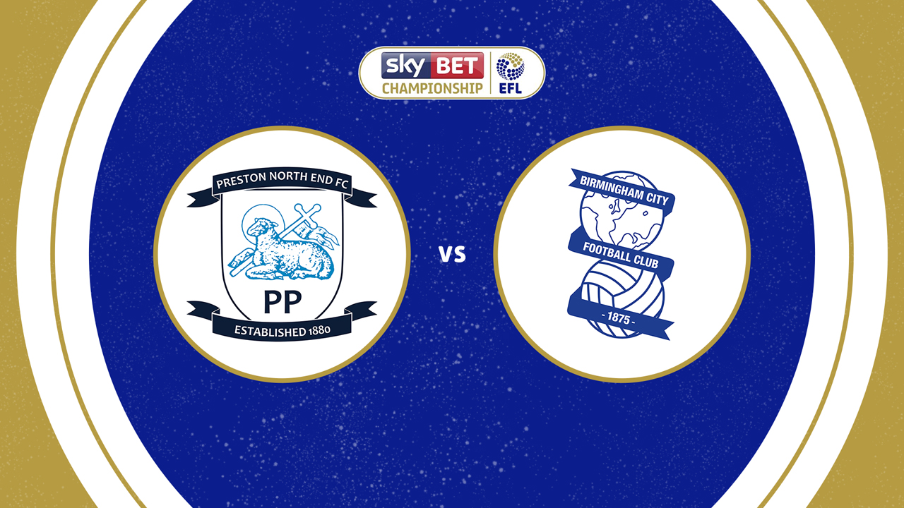 Preston North End vs Birmingham City poster