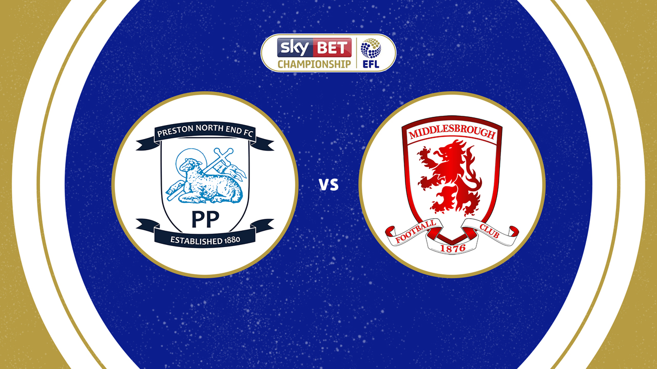 Preston North End vs Middlesbrough poster
