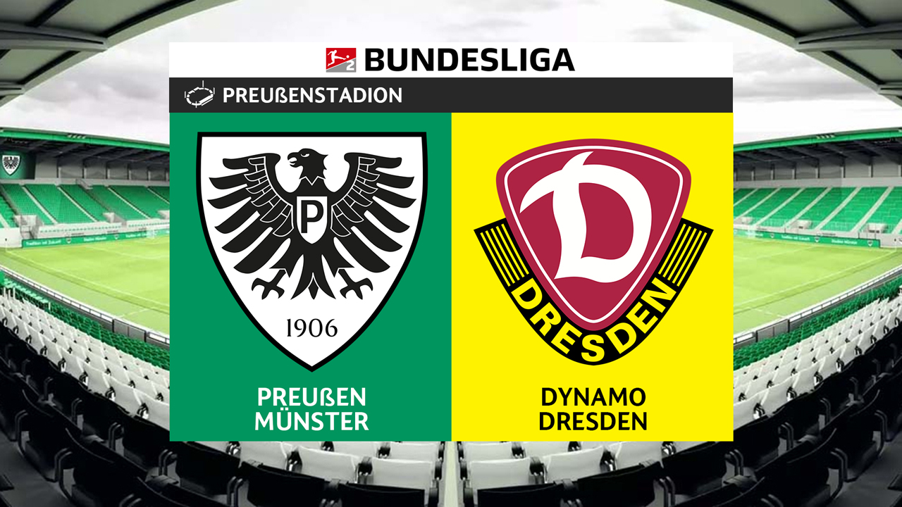 Preußen Münster vs Dynamo Dresden poster
