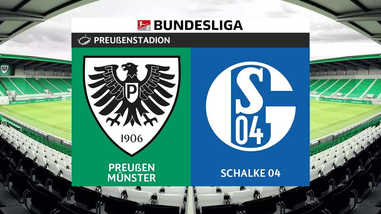 Preußen Münster vs Schalke 04 poster Preußen Münster vs Schalke 04 poster