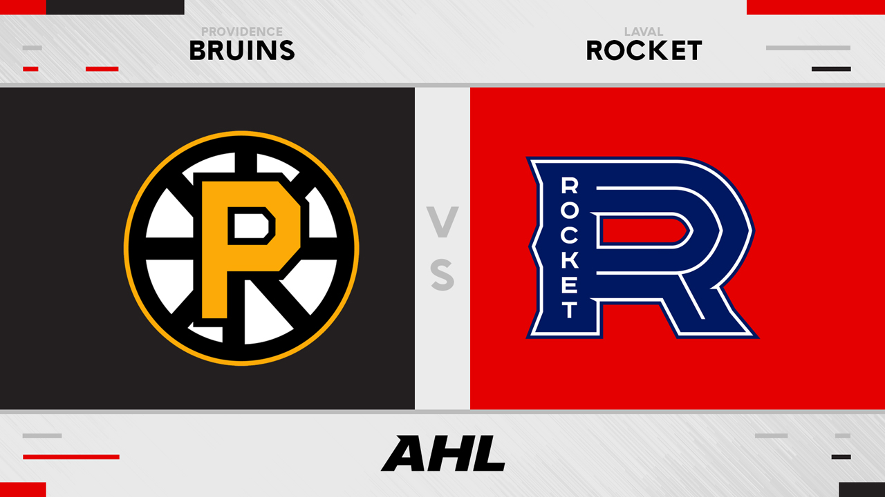 Providence Bruins vs Laval Rocket poster Providence Bruins vs Laval Rocket poster