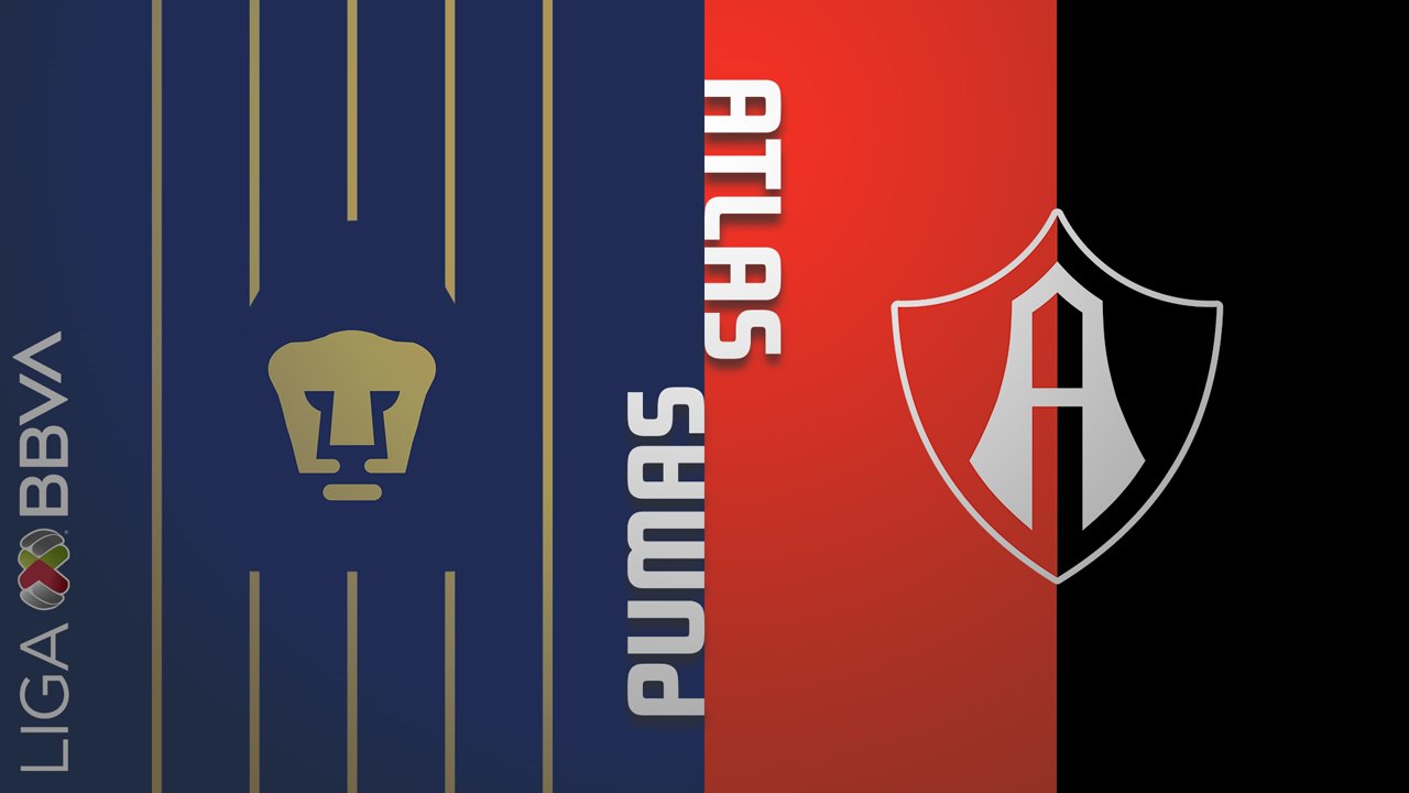 Pumas vs Atlas poster