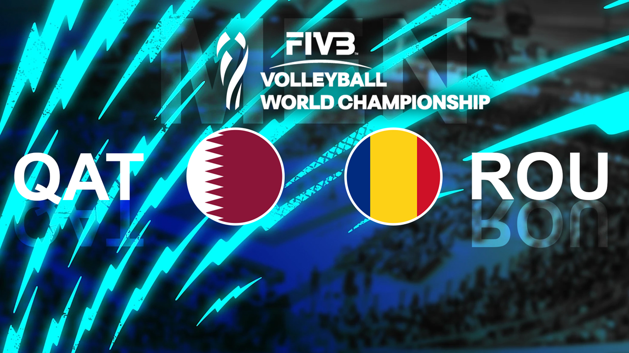Qatar Volleyball vs Romania Volleyball image
